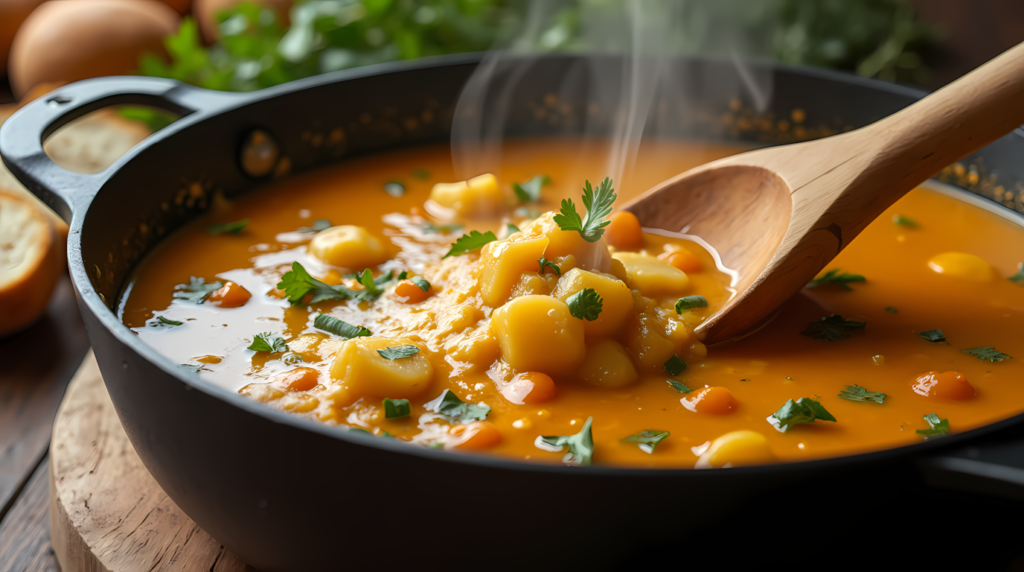 Kartoffel Hähnchen Suppe