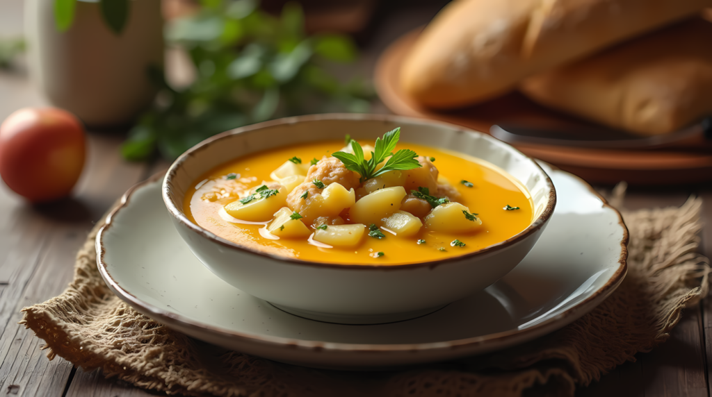 Kartoffel Hähnchen Suppe 3